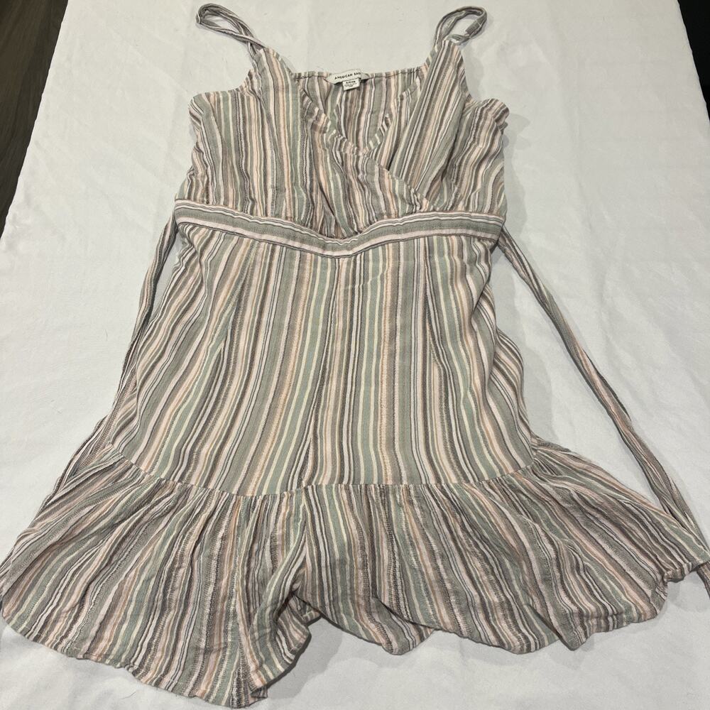 American Eagle Striped Romper Size Small